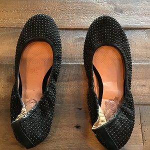 Corso Como, size 8, black with silver studs, ballet slip on style